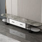 Hedendaagse Slate Top TV Media Console 2 Lades TV Stand Console