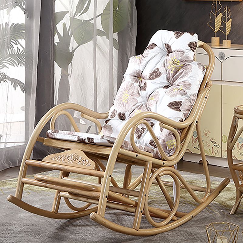 Silla mecedora tradicional mimbre sólido sólido colrillo de fallecimiento