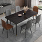 Modern Sintered Stone Kitchen Dining Table Standard Dining Table with 4 Legs Base Clearhalo ' dining_table' 'Dining Tables & Seating' 'Dining Tables' 'furn' 'furn_dining_table' 'Furniture' 'furniture_dining_table' 'Kitchen & Dining Furniture' 'kitchen&dining_furn' 'kitchen' 'kitchen_dining_table' 1200x1200_b80f1bf9-0061-40af-afd4-869277ffdc2f