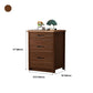 Contemporary Style Walnut Wood Dresser Bedroom Lingerie Chest with Drawer