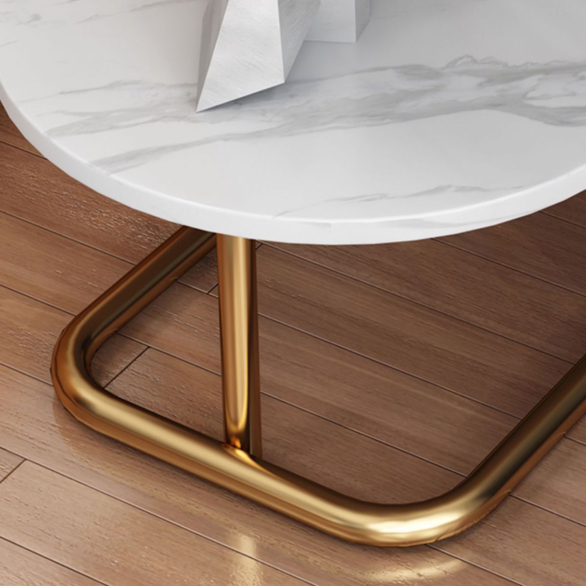 Glam 20 '' Metal Tall Night Tischstein Steintisch Open Storage Accent Tisch Nachttisch mit Beinen