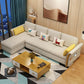 Cotton Blend and Faux Leather Convertible Sectionals Sofas with Storage in Yellow Clearhalo 'furn' 'furn_sectionals' 'Furniture' 'furniture_sectionals' 'kitchen' 'kitchen_sectionals' 'Living Room Furniture' 'Sectionals' 1200x1200_b813a0d3-3964-4809-ad24-45d7c20e22ca