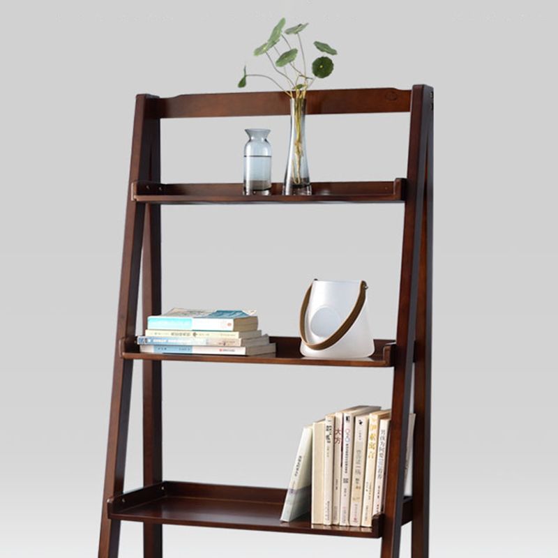 4-shelf Rubber Wood Ladder Bookshelf Modern Vertical Bookshelf for Home Clearhalo 'Bookcases' 'furn' 'furn_bookcases' 'Furniture' 'furniture_bookcases' 'kitchen' 'kitchen_bookcases' 'Living Room Furniture' 'Office Furniture' 1200x1200_b81590e3-c6ef-4a63-a5d9-fa339d35936d