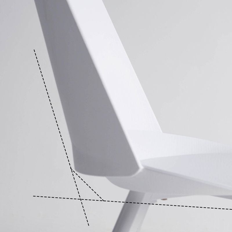 Contemporary Style Chair Dining Armless Chairs for Kitchen with Plastic Legs Clearhalo 'Dining Chairs' 'Dining Tables & Seating' 'dining_chair' 'furn' 'furn_dining_chair' 'Furniture' 'furniture_dining_chair' 'Kitchen & Dining Furniture' 1200x1200_b8180101-23c8-4525-9cf0-060eae6798e3