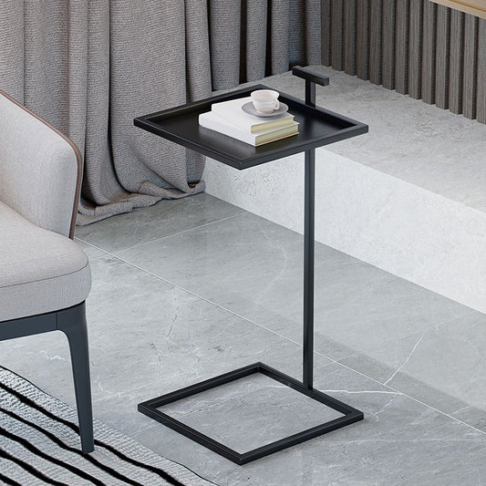 Tavolino superiore del vassoio quadrato moderno di metà secolo 23.23 "tavolo da fine cista alto cista