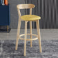 Scandinavian Matte Finish Upholstered Bar Stools Living Room Footrest Stool Clearhalo 'Bar Furniture' 'Bar Stools' 'bar_stools' 'furn' 'furn_bar_stools' 'Furniture' 'furniture_bar_stools' 'Kitchen & Dining Furniture' 1200x1200_b81bb712-38c6-40d4-84ae-8af9a8b92e5d