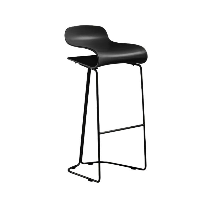 Modern Living Room Footrest Stool Matte Finish Plastic Barstool Clearhalo 'Bar Furniture' 'Bar Stools' 'bar_stools' 'furn' 'furn_bar_stools' 'Furniture' 'furniture_bar_stools' 'Kitchen & Dining Furniture' 1200x1200_b81df9e1-85d2-462f-9a35-1c446e5a0f53