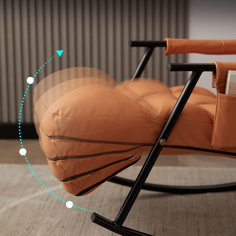 Waterproof Modern Style Single Rocker Chair Simple Chair for Living Room Clearhalo 'Chairs & Seating' 'furn' 'furn_rocking_chairs' 'Furniture' 'Living Room Furniture' 'Rocking Chairs' 'rocking_chairs' 1200x1200_b81ee1ec-384e-499e-ba28-c1505c2580a6