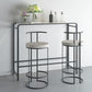 Contemporary Upholstered Counter Stool Bar-height Bar Stool with Metal Base Clearhalo 'Bar Furniture' 'Bar Stools' 'bar_stools' 'furn' 'furn_bar_stools' 'Furniture' 'Kitchen & Dining Furniture' 1200x1200_b8201611-5f2e-4f3b-a8c8-d6bd74f32360