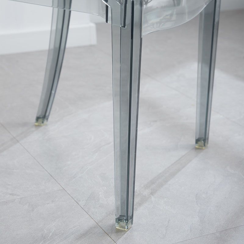 Scandinavian Arm Plastic Side Chairs for Home Open Back Side Chair Clearhalo 'Dining Chairs' 'Dining Tables & Seating' 'dining_chair' 'Furniture' 'furniture_dining_chair' 'Kitchen & Dining Furniture' 1200x1200_b8210f48-9dac-4096-9c25-4fec1a93f7b3