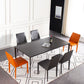Designer Style 1/4/5/7 Pieces Dining Furniture Set Rectangle Dining Room Table Set Clearhalo 'Dining Room Sets' 'Dining Tables & Seating' 'dining_room_set' 'Furniture' 'furniture_dining_room_set' 'Kitchen & Dining Furniture' 1200x1200_b822d2e6-e37c-4281-aa50-865e6646ff4b