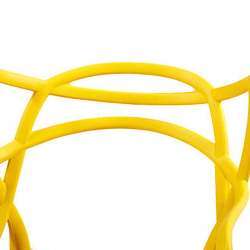 Contemporary Style Dining Armchair Plastic Open Back Dining Chair Clearhalo 'Dining Chairs' 'Dining Tables & Seating' 'dining_chair' 'furn' 'furn_dining_chair' 'Furniture' 'furniture_dining_chair' 'Kitchen & Dining Furniture' 1200x1200_b8230c58-ef53-4868-afe8-acf2d1974b4c