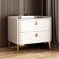 Classic Glam Bedside Cabinet Stone Bed Nightstand with 2 Drawers Clearhalo 'Bedroom Furniture' 'furn' 'furn_night_stand' 'Furniture' 'night_stand' 'Nightstands' 1200x1200_b823fc45-be60-408b-89b9-e3135d646bed