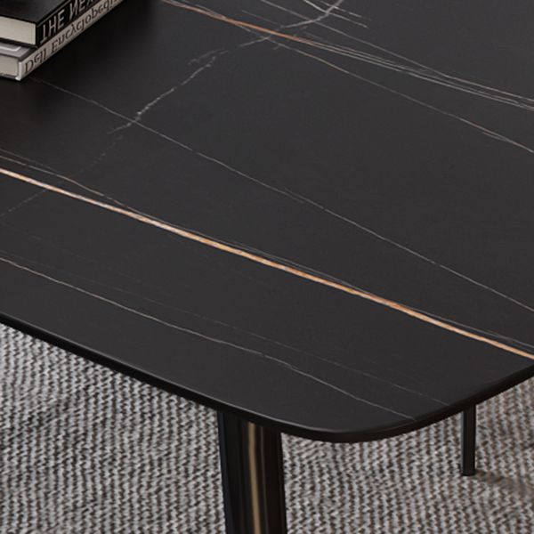Gesinterde stenen huiskeukentafel Industriële eetkamertafel