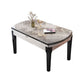 Mesa de comedor sencilla y moderna, mesa de comedor con forma rectangular y base de madera para sala de estar