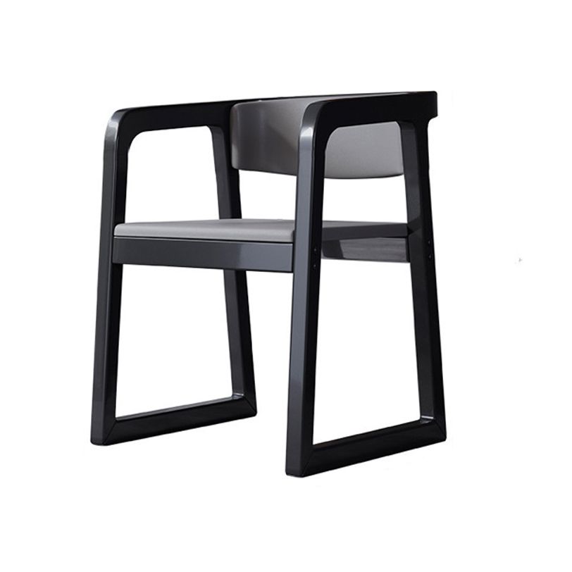 Wood Contemporary Style Indoor with Arm Chair Open Back Dining Side Chairs Clearhalo ' kitchen&dining_furn' 'Dining Chairs' 'Dining Tables & Seating' 'dining_chair' 'furn' 'furn_dining_chair' 'Furniture' 'furniture_dining_chair' 'Kitchen & Dining Furniture' 'kitchen' 1200x1200_b829095e-bde7-4c5b-bec9-2c1868b09628