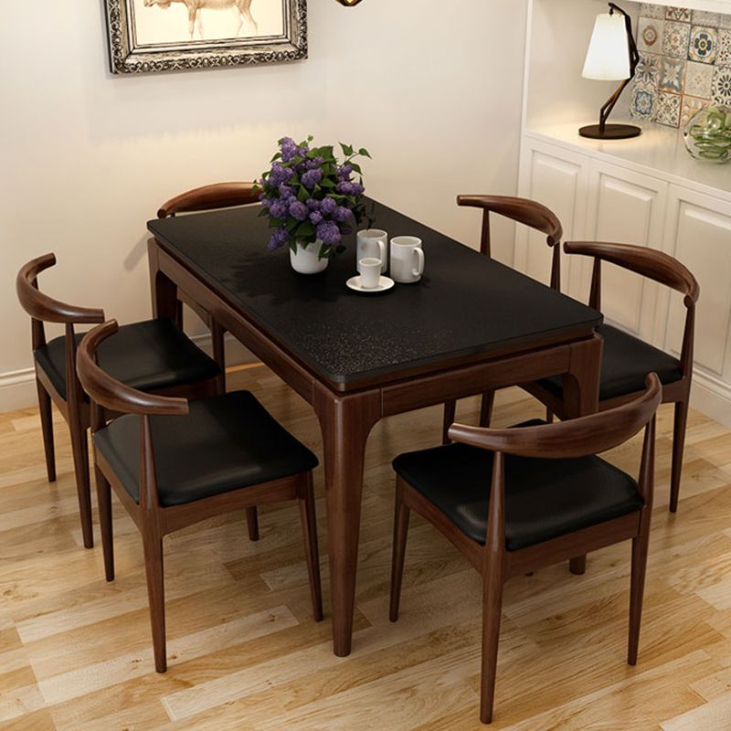 Modern Style Open Back Chair Dining Armless Side Chair with Wooden Legs Clearhalo 'Dining Chairs' 'Dining Tables & Seating' 'dining_chair' 'furn' 'furn_dining_chair' 'Furniture' 'Kitchen & Dining Furniture' 1200x1200_b82aa1fa-56e3-4394-8988-6f932609caf6