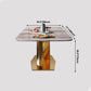 Metal Traditional Luxury Rectangle Table Grey Sintered Stone Indoor Table with Pedestal Clearhalo ' dining_table' 'Dining Tables & Seating' 'Dining Tables' 'furn' 'furn_dining_table' 'Furniture' 'furniture_dining_table' 'Kitchen & Dining Furniture' 'kitchen&dining_furn' 'kitchen' 'kitchen_dining_table' 1200x1200_b82ad8cf-0cf1-43b6-9ead-68cc2678ef12