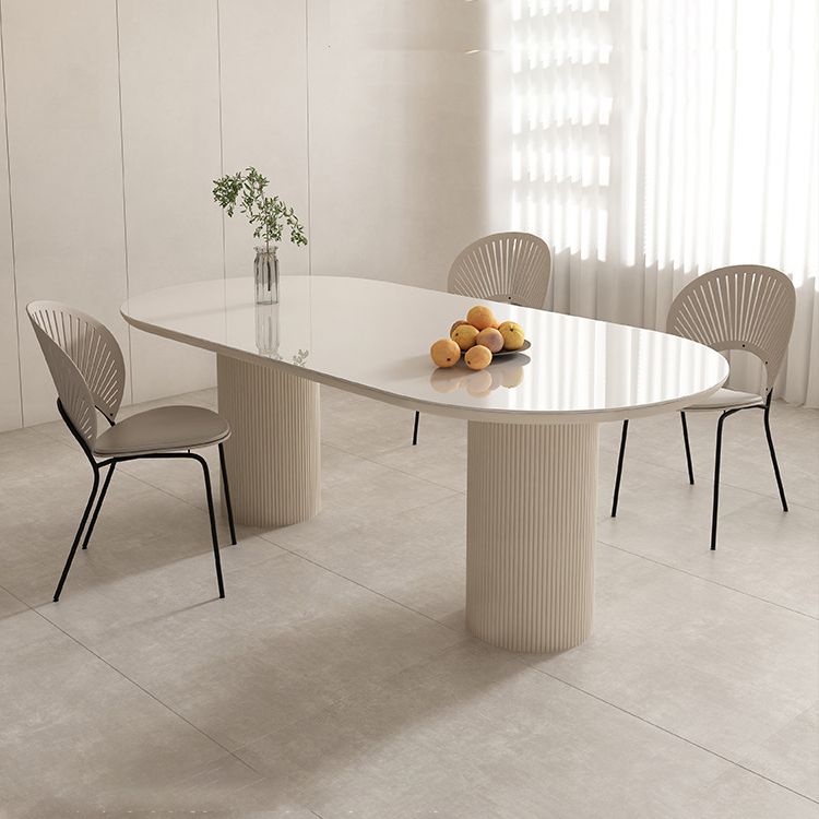 Glam -stijl rechthoekige tafel ingesteld 1/2/4/5/6 stukken eetgelegenheid voor thuisgebruik