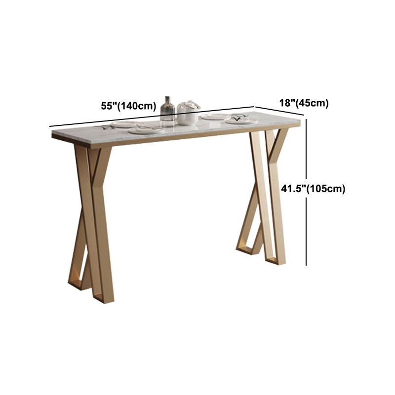 Juego de mesa de bar Glam, mesa de bar rectangular de piedra de 1/2/5 piezas con taburetes altos
