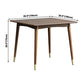 Square Industrial Dining Table Wood Color Fixed Table with Oakwood Solid Wood Clearhalo ' dining_table' 'Dining Tables & Seating' 'Dining Tables' 'furn' 'furn_dining_table' 'Furniture' 'furniture_dining_table' 'Kitchen & Dining Furniture' 'kitchen&dining_furn' 'kitchen' 'kitchen_dining_table' 1200x1200_b830502e-8490-401a-a772-3316cc2a8cbc