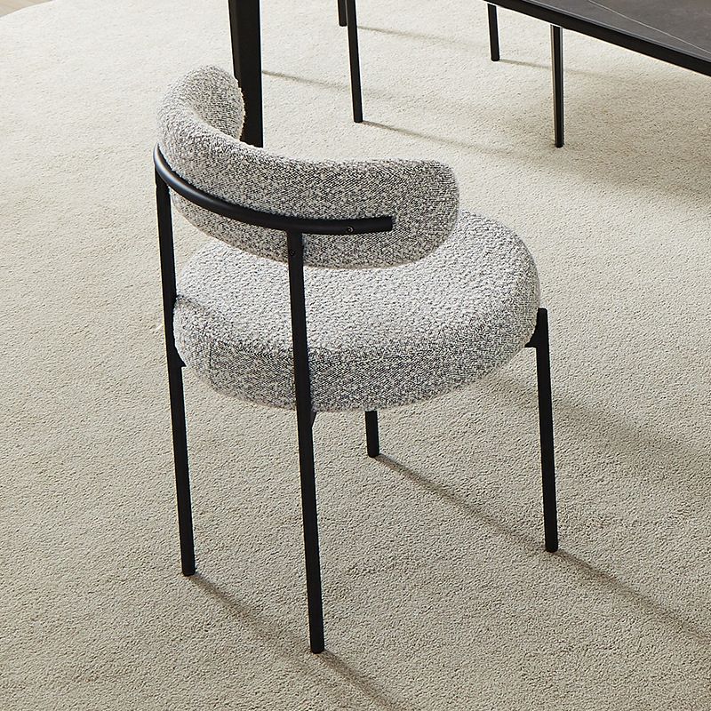 Open Back Dining Side Chair Contemporary Armless Dining Chairs Clearhalo 'Dining Chairs' 'Dining Tables & Seating' 'dining_chair' 'furn' 'furn_dining_chair' 'Furniture' 'Kitchen & Dining Furniture' 1200x1200_b8369e7a-3cfd-4fe7-90ea-632c0af25ce7