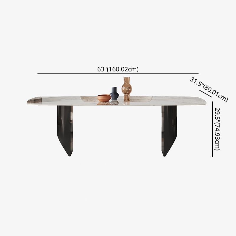 Contemporary Dining Sets with Sintered Stone Dining Table and Cushioned Chairs Clearhalo 'Dining Room Sets' 'Dining Tables & Seating' 'dining_room_set' 'furn' 'furn_dining_room_set' 'Furniture' 'furniture_dining_room_set' 'Kitchen & Dining Furniture' 'kitchen&dining_furn' 'kitchen' 1200x1200_b838dc36-e5c8-425e-afbd-25ce462cccad