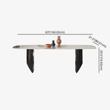 Contemporary Dining Sets with Sintered Stone Dining Table and Cushioned Chairs Clearhalo 'Dining Room Sets' 'Dining Tables & Seating' 'dining_room_set' 'furn' 'furn_dining_room_set' 'Furniture' 'furniture_dining_room_set' 'Kitchen & Dining Furniture' 'kitchen&dining_furn' 'kitchen' 1200x1200_b838dc36-e5c8-425e-afbd-25ce462cccad