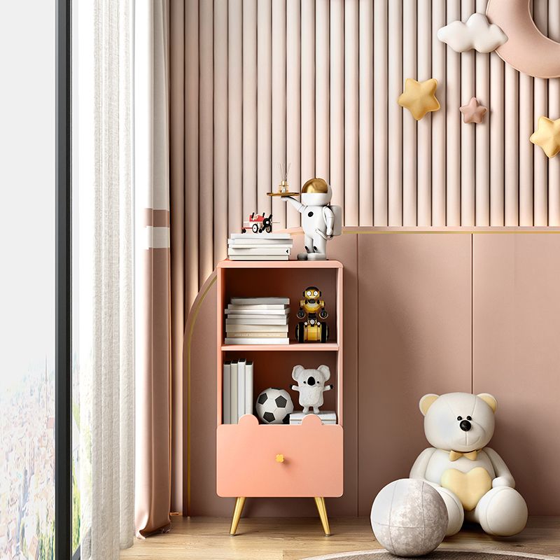 Wood Standard Bookcase Contemporary Style Closed Back Bookshelf with Drawer Clearhalo 'Bookcases' 'furn' 'furn_bookcases' 'Furniture' 'furniture_bookcases' 'Office Furniture' 1200x1200_b8393ce9-26af-490c-be08-3ce2b04730d2