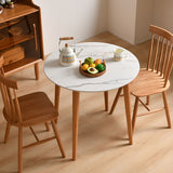 Modern 1/2/3/5 Pieces Dining Set Round Stone Dining Table for Dining Room Clearhalo 'Dining Room Sets' 'Dining Tables & Seating' 'dining_room_set' 'furn' 'furn_dining_room_set' 'Furniture' 'furniture_dining_room_set' 'Kitchen & Dining Furniture' 1200x1200_b83975d8-a7c5-49d5-a21b-7c4c16b66c1a