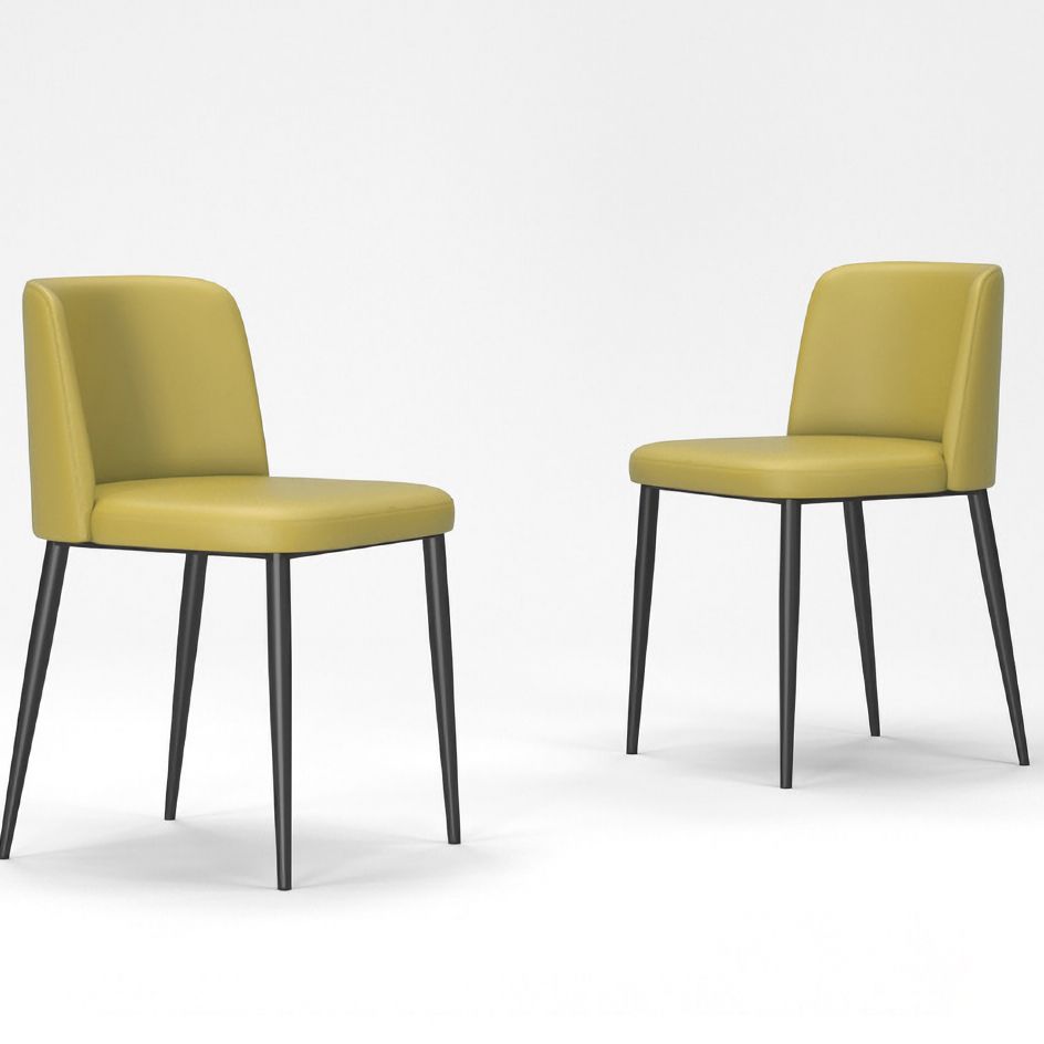 Minimalist Upholstered Armless Dining Chairs Solid Back Chairs Clearhalo 'Dining Chairs' 'Dining Tables & Seating' 'dining_chair' 'furn' 'furn_dining_chair' 'Furniture' 'furniture_dining_chair' 'Kitchen & Dining Furniture' 1200x1200_b83d1953-40fc-4509-ab3f-bf0236687316