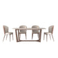 Extendable Sintered Stone Top Dining Set Rectangle 1/4/5/7 Pieces Dining Table with Chairs Clearhalo 'Dining Room Sets' 'Dining Tables & Seating' 'dining_room_set' 'furn' 'furn_dining_room_set' 'Furniture' 'furniture_dining_room_set' 'Kitchen & Dining Furniture' 1200x1200_b83d1965-564a-44fb-98a1-9b5a548c0218
