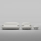 29.52" Wide Contemporary Sofa Recessed Arm Sofa for Living Room