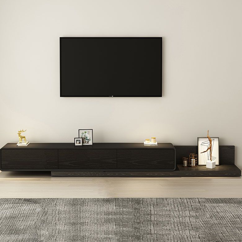 Console TV TV 3-Drawer Stand TV regolabile, 16,5 "D x 11,5" H