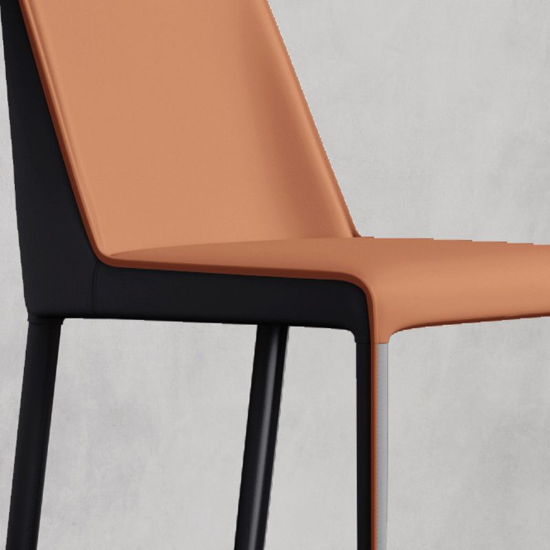 Contemporary Home Upholstered Side Chair Matte Finish Dining Chair Clearhalo 'Dining Chairs' 'Dining Tables & Seating' 'dining_chair' 'furn' 'furn_dining_chair' 'Furniture' 'Kitchen & Dining Furniture' 1200x1200_b83fcfca-efbd-4894-bd94-79449da73e25