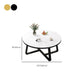 Stone Geometric Contemporary Coffee Table Cross Legs Coffee Table Clearhalo 'Coffee & Accent Tables' 'Coffee Tables' 'coffee_tables' 'furn' 'furn_coffee_tables' 'Furniture' 'Living Room Furniture' 1200x1200_b8439467-1e94-48c9-b41b-b9149b8a3e8a