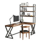 L-Shape Office Table Industrial Writing Desk of Solid Pinewood without Shelf and Chair Clearhalo 'furn' 'furn_office_desk' 'Furniture' 'Office Desks' 'Office Furniture' 'office_desk' 1200x1200_b8458574-83c4-4480-804f-d91f8321c30f