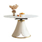 Glam 1/4/5/6/7 Pieces Dining Set Round Stone Dining Table for Dining Room Clearhalo 'Dining Room Sets' 'Dining Tables & Seating' 'dining_room_set' 'furn' 'furn_dining_room_set' 'Furniture' 'furniture_dining_room_set' 'Kitchen & Dining Furniture' 1200x1200_b8458bb7-874a-4e73-86a7-b4810772a957