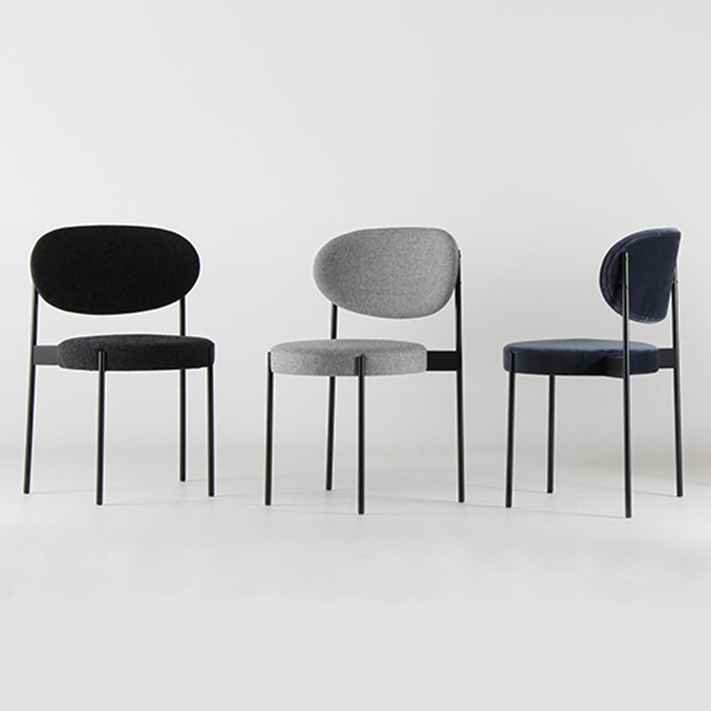 Minimalist Design Upholstered Dining Chairs Open Back Side Chair for Home Clearhalo 'Dining Chairs' 'Dining Tables & Seating' 'dining_chair' 'furn' 'furn_dining_chair' 'Furniture' 'furniture_dining_chair' 'Kitchen & Dining Furniture' 1200x1200_b8485f41-0e3e-4685-9917-b9806bf41a89