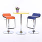 Modern Backrest Liftable Stool Steel Cashier Bar Stool with Leather Cushion and Pedal Clearhalo 'Bar Furniture' 'Bar Stools' 'bar_stools' 'furn' 'furn_bar_stools' 'Furniture' 'Kitchen & Dining Furniture' 1200x1200_b8498b27-a95a-4381-9086-e153fe0e3384