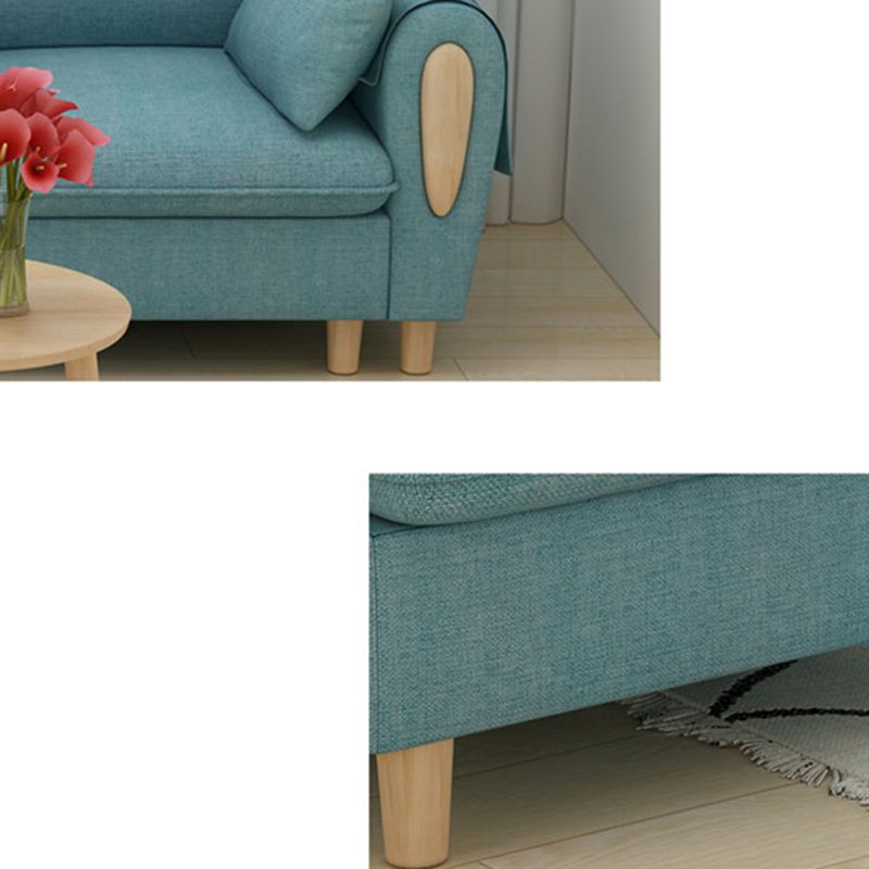 34.64 "H Cotton Blend Sofá y chaise para sala de estar para sala de estar