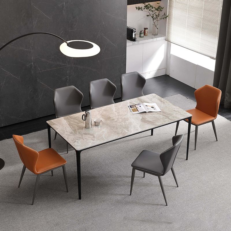 Contemporary Chair Dining Armless Chairs for Kitchen with Metal Legs Clearhalo 'Dining Chairs' 'Dining Tables & Seating' 'dining_chair' 'furn' 'furn_dining_chair' 'Furniture' 'furniture_dining_chair' 'Kitchen & Dining Furniture' 1200x1200_b84d72e3-1817-40cc-ad81-1afdff4d9b26