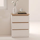 Modern White/Natural Chest with Wooden Drawers Rectangle Chest Clearhalo 'Cabinets & Chests' 'cabinets_chests' 'furn' 'furn_cabinets_chests' 'Furniture' 'Living Room Furniture' 1200x1200_b84da1c5-4b29-4515-87c5-361542002a75