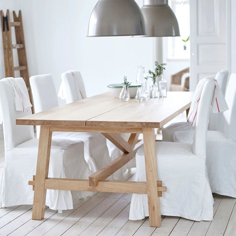 Simplicity Style Dining Table Rectangle Table for Home Kitchen Clearhalo 'Dining Tables & Seating' 'Dining Tables' 'dining_table' 'furn' 'furn_dining_table' 'Furniture' 'Kitchen & Dining Furniture' 1200x1200_b84dabcb-d795-4943-8470-ffc0f8d98e4d