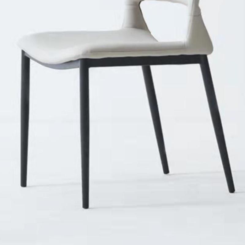 Armless Dining Chairs Contemporary Open Back Dining Side Upholstered Furniture Clearhalo 'Dining Chairs' 'Dining Tables & Seating' 'dining_chair' 'furn' 'furn_dining_chair' 'Furniture' 'Kitchen & Dining Furniture' 1200x1200_b85254ce-70ba-4512-af1d-0db64a5338ee