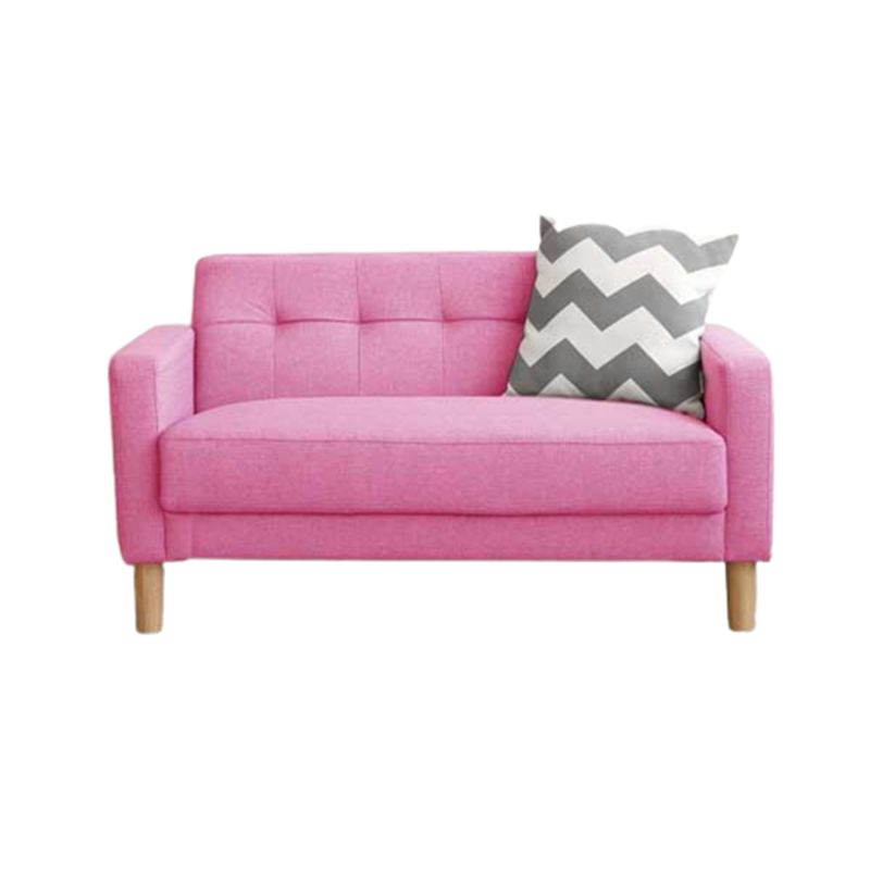 標準的なビスケットバックセッピーソファコンテンポラリースクエアアームセッピーラブシート