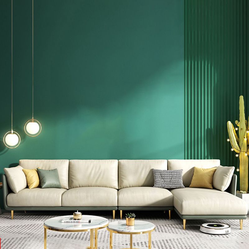 66 "divano sezionale sezionale glam a livello L sezionali resistenti alle macchie a L