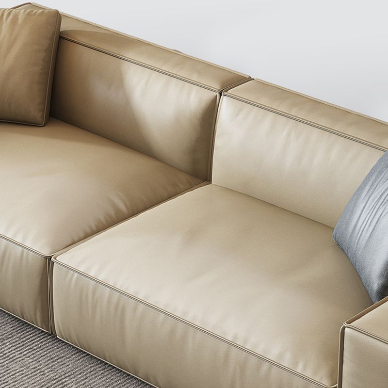Square Arm Standard Sofa Contemporary Style Sofa for Living Room Clearhalo 'furn' 'furn_sofas' 'Furniture' 'furniture_sofas' 'kitchen' 'kitchen_sofas' 'Living Room Furniture' 'Sofa' 'sofas' 1200x1200_b85604ca-3b87-4e00-852e-dbd1576c9a5c
