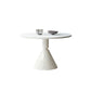 Contemporary Kitchen Dinner Table Stone Round Pedestal Dining Table
