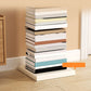 Closed Back Book Shelf Stackable Steel Bookcase Shelves Included